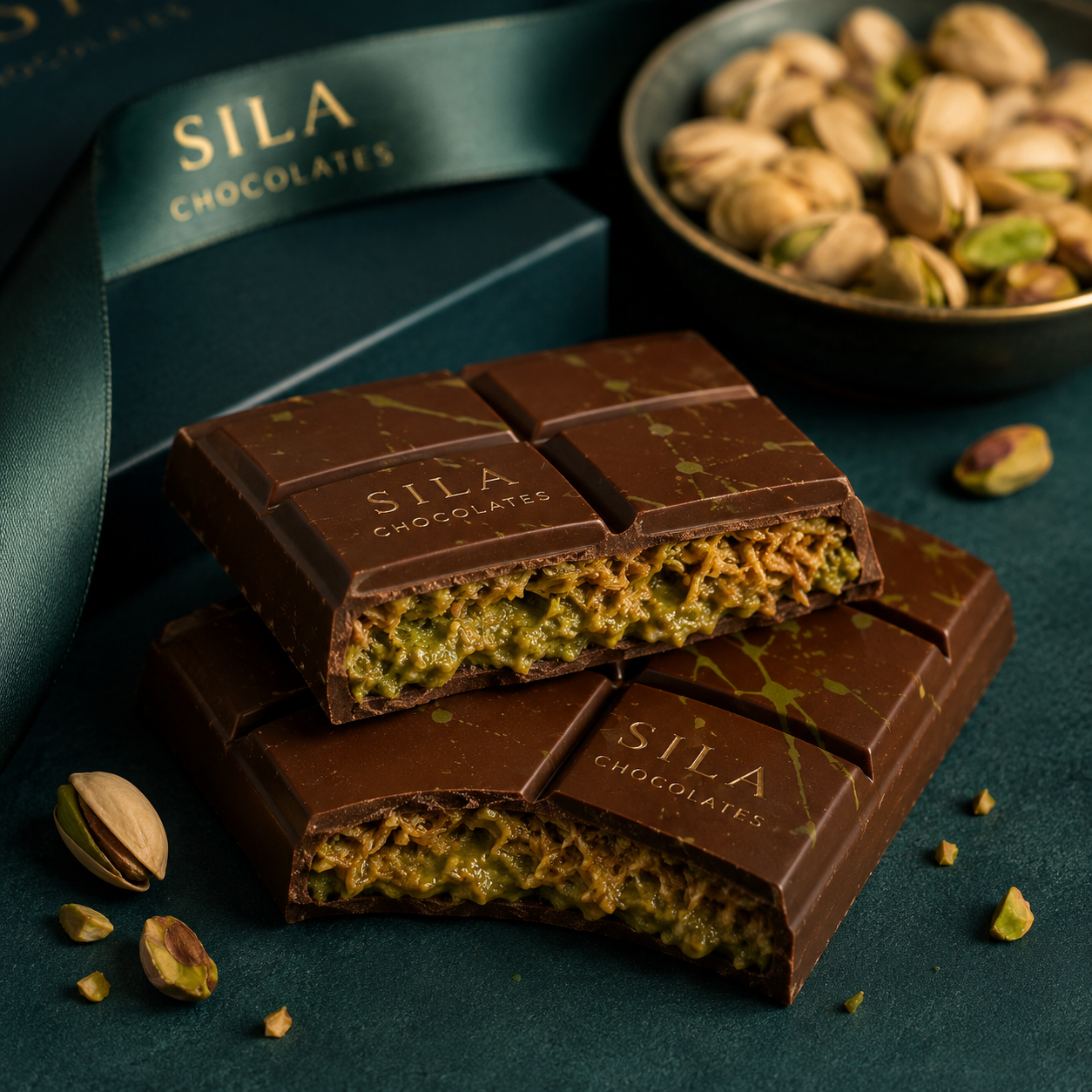 Dubai Style Pistachio Chocolate Bar