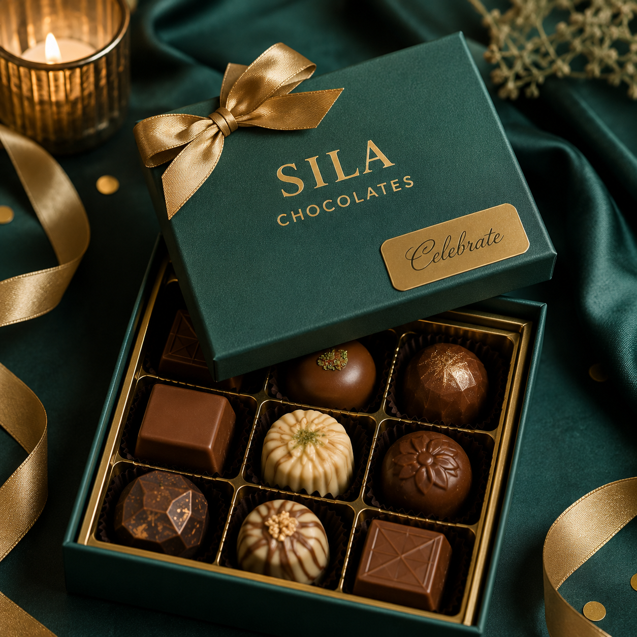 Custom Celebration Chocolate Box