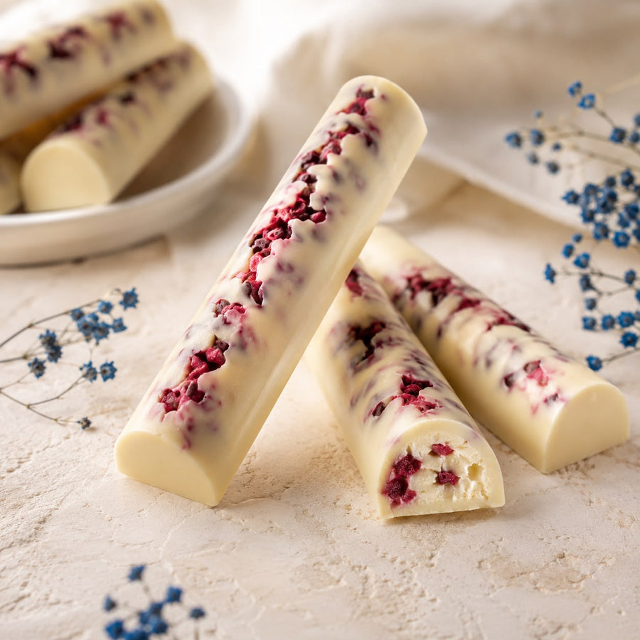 Luxury white chocolate bar