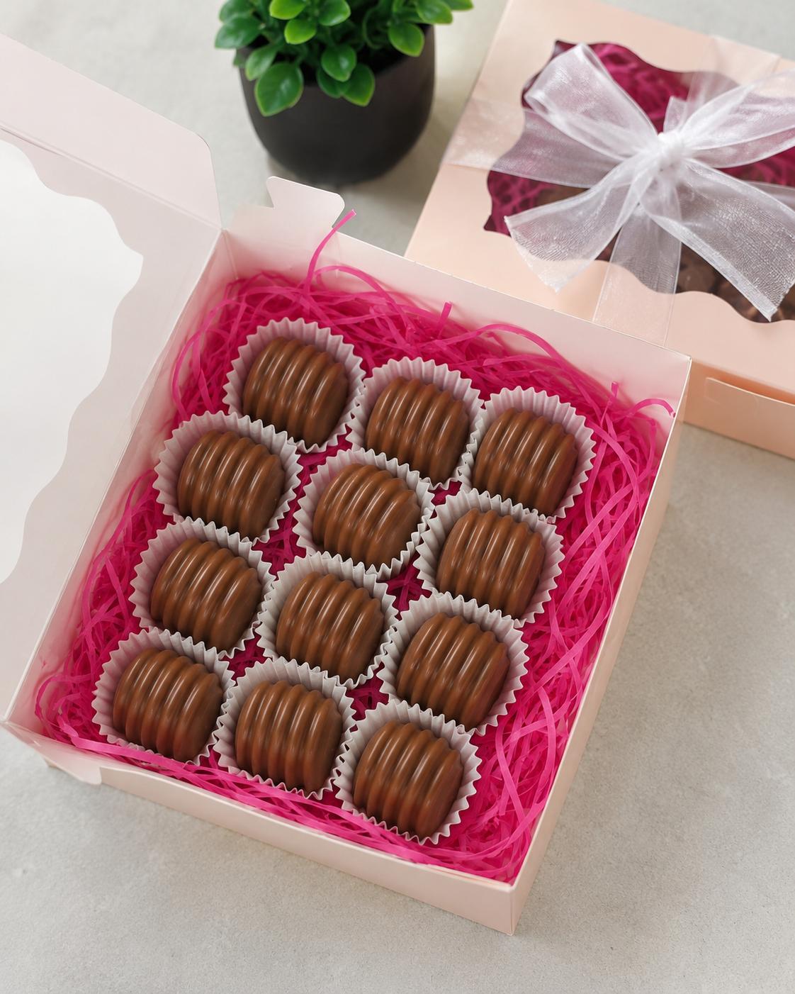 Caramel filled bonbon