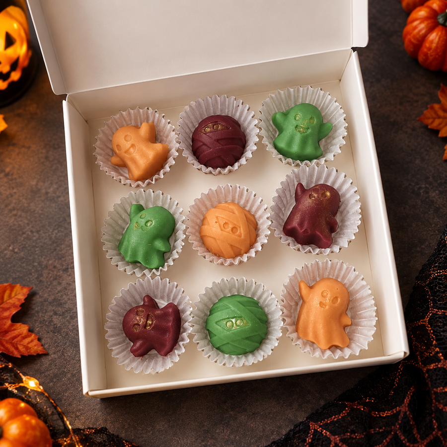 🎃 SILA Halloween Chocolate Box – 9 Pieces