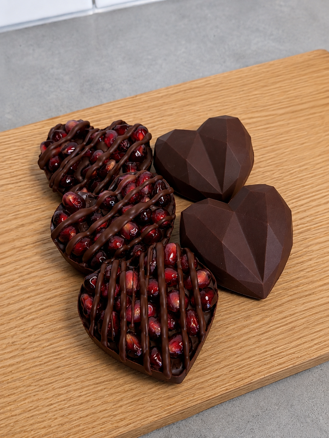 Guilt-free chocolate _ Dark Callebaut Chocolate Hearts ❤️🍫