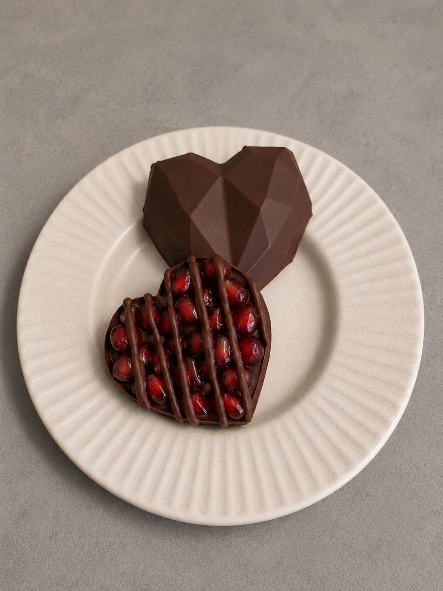 Dark chocolate with pomegranate